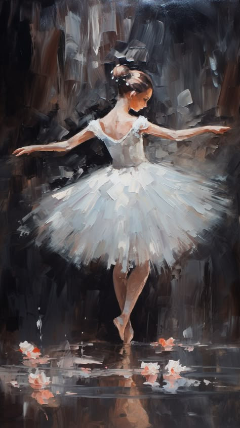 Top Artwork managed by ThetaCursed, License: CC BY-NC 4.0 Photos Of Ballerinas, Ballerina Canvas Painting, Ballerina Oil Painting, Ballet Painting Acrylic, Ballerina Paint, Ballerina Pictures, Ballerina Wallpaper, Ballerina Art Paintings, Ballerina Artwork