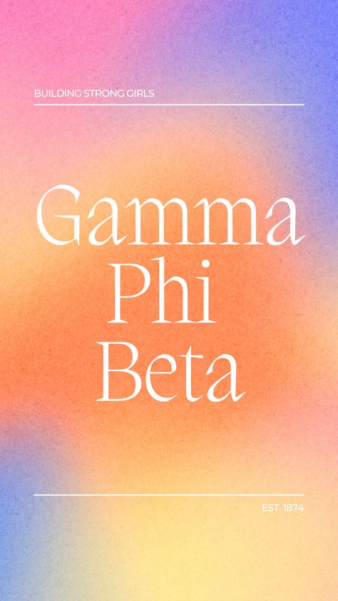 Gamma Phi Beta Graphic, Gphi Graphics, Sorority Banner, Founders Day, Picture Templates, Gamma Phi Beta, Insta Ideas, Gamma Phi, Insta Stories