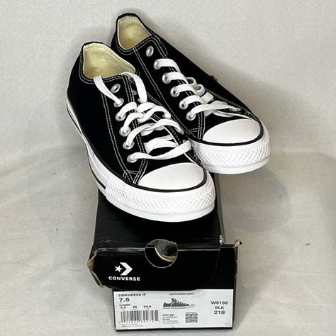 Converse All Star Ox Black Low Top Size Women's 7.5 Converse All Star Ox, Shoes Converse, Converse Black, Women's Converse, Womens Converse, Converse All Star, Converse Shoes, Ox, Low Top