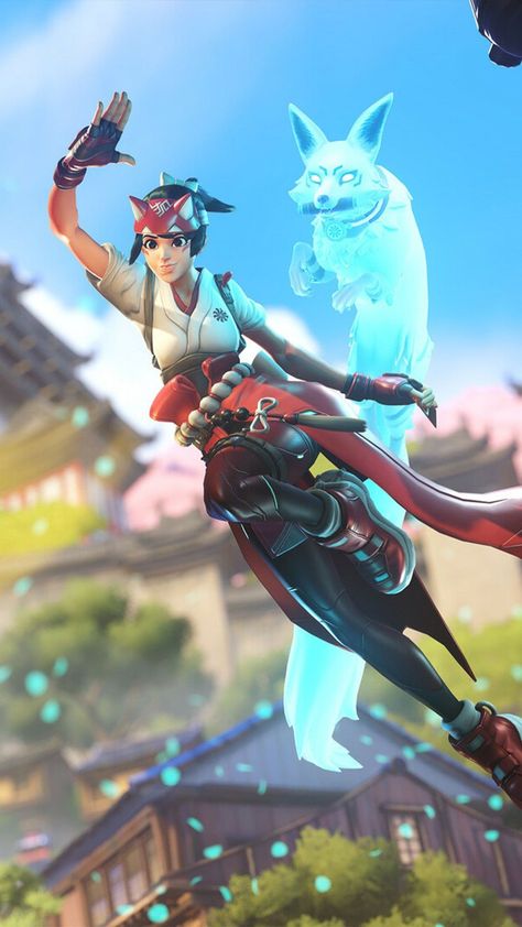 Overwatch Phone Wallpaper, Kiriko Kamori, Overwatch Support, Kiriko Overwatch, Overwatch Wallpaper, Games Wallpaper, Overwatch Wallpapers, D.va Overwatch, Desktop Wallpaper Design