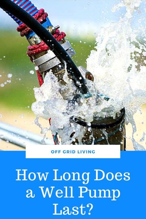 After how many years do I have to replace my well pump? Here is a look at AC mains and DC solar well pump lifespans and what to do to get better service #offgrid #gridsub #wells #wellwater #cleanwater #solar Well Pump Cover, Well Water System, Submersible Well Pump, Water Issues, Solar Water Pump, Electric Water Pump, Homesteading Skills, Well Water, Water Solutions