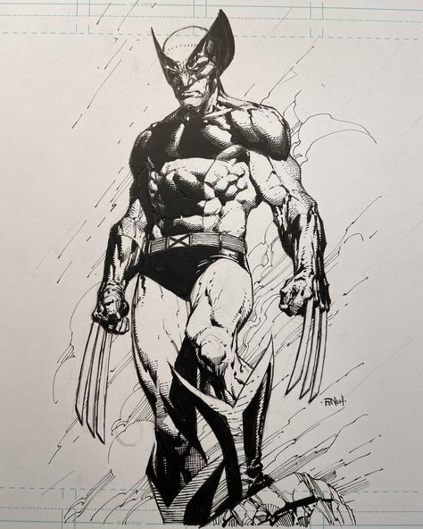 Wolverine Comic Art, Wolverine Artwork, Rare Comic Books, Comic Art Sketch, David Finch, Wolverine Comic, Wolverine Art, Comic Book Collection, Comic Book Art Style