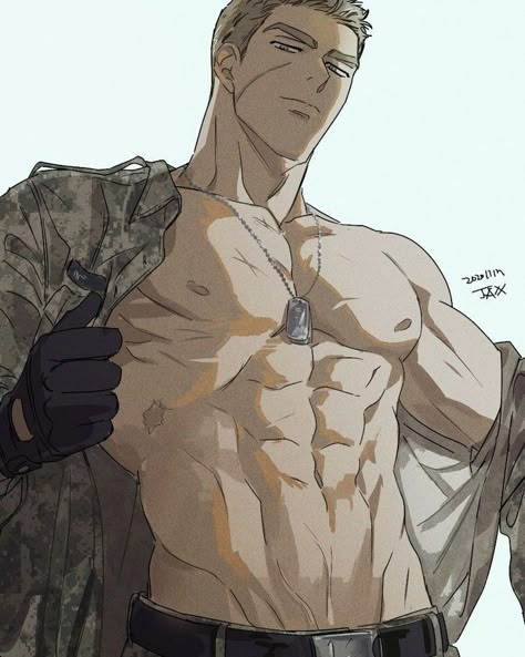 Novel Game, Anime Guys Shirtless, Body Drawing, Character Design Male, Anime Drawings Boy, Gay Art, Anime Poses Reference, Male Art, Handsome Anime Guys