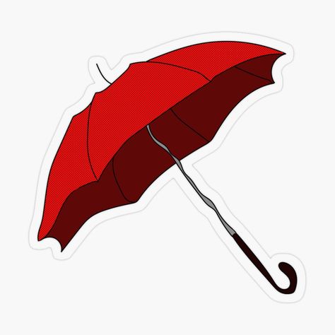 Umbrella Sticker, Sticker Transparent, Autumn Design, Red Umbrella, Autumn Stickers, Design Sticker, Fall Design, Transparent Stickers, Choreography Videos