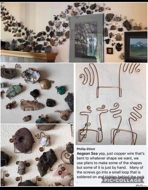 Rock Wall Display, Decorating With Legos, Diy Rock Collection Display, How To Display Trinkets, Diy Nordic Decor, Whimsy Goth Decor, How To Display Rocks, Rock Display Ideas Diy, Rock Display Ideas