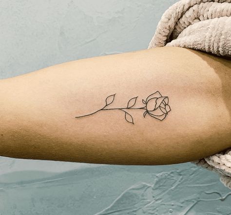 Want a rose tattoo but aren't sure what kind? Check out these 30 rose tattoos for inspiration. Little Rose Tattoos, Simple Rose Tattoo, Tattoo Line, Rose Tattoos For Women, Small Rose Tattoo, Inspiration Tattoos, Neck Tattoos, Butterfly Tattoos, Shoulder Tattoos For Women