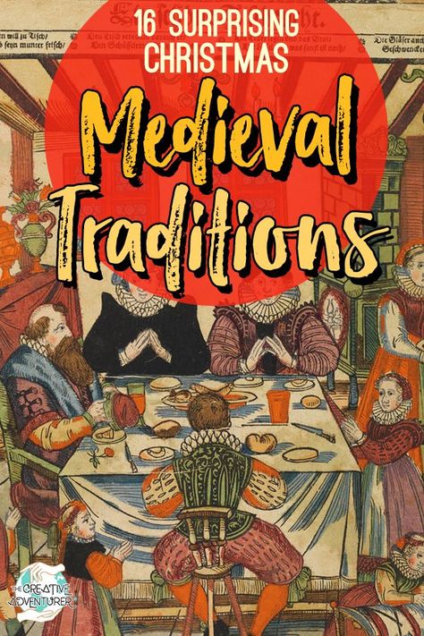 Medieval Christmas Decorations, Medieval Christmas Food, Medieval Christmas Tree, Medieval Christmas Art, Medieval Times Decorations, Medieval Foods, Medieval Times Restaurant, Winter Traditions, Medieval Christmas