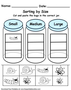 Sort by Small medium or large - Sorting by Size Worksheet Sorting By Size Kindergarten, Sorting By Size Preschool, Sorting By Attributes Kindergarten, Sizes Worksheet Preschool, Sorting By Size Preschool Free Printable, Size Worksheets For Preschool, Sort By Size Preschool Free Printable, Size Sorting Activities For Preschool, Big Small Activities