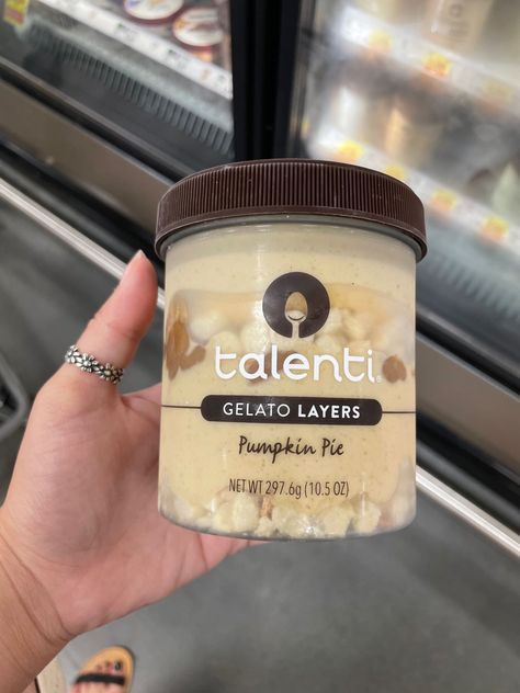 Ice Cream Freezer Aesthetic, Ice Cream Flavours Aesthetic, Chocolate Gelato Aesthetic, Whole Foods Aesthetic Store, Ice Cream Aesthetic, Trader Joe’s Ice Cream, Talenti Gelato, Love And Gelato, Pumpkin Ice Cream