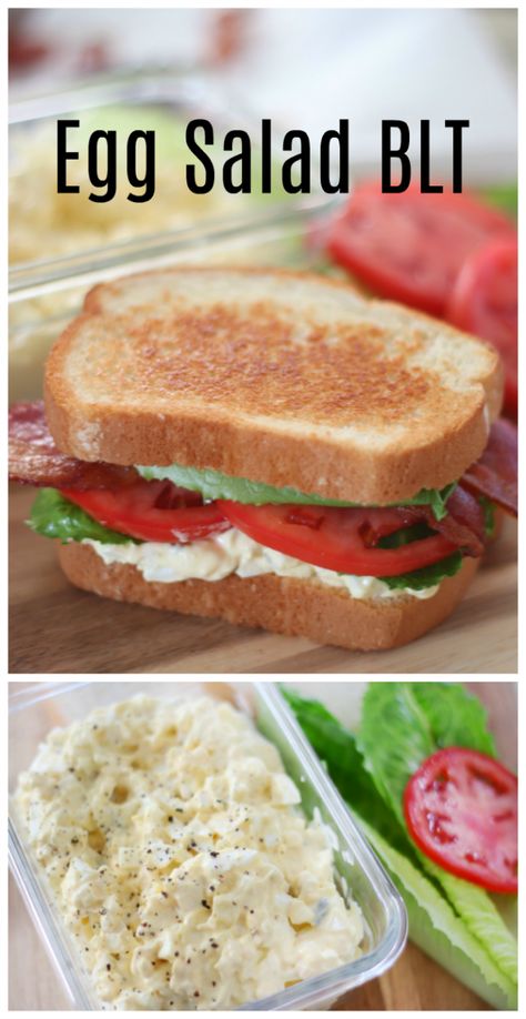 Egg Salad BLT Sandwich Easter Recipes Kids, Egg Blt, Tacos Air Fryer, Delicious Deviled Egg Recipe, Lettuce Tomato Sandwich, Blt Sandwich Recipes, Backyard Tea Party, Egg Salad Recipes, Egg Salad Recipe Healthy