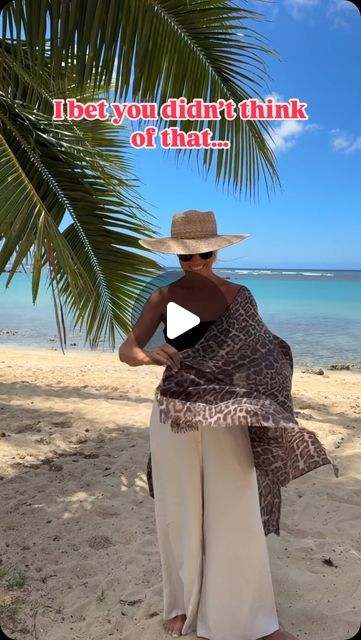 Beach Scarf Outfit, Sarong Outfit Ideas, Sarong Outfit, How To Tie A Sarong, Swimsuit Coverup Ideas, Scarf Coverup, Beach Scarf, Silk Chiffon Scarves, Scarf Outfit