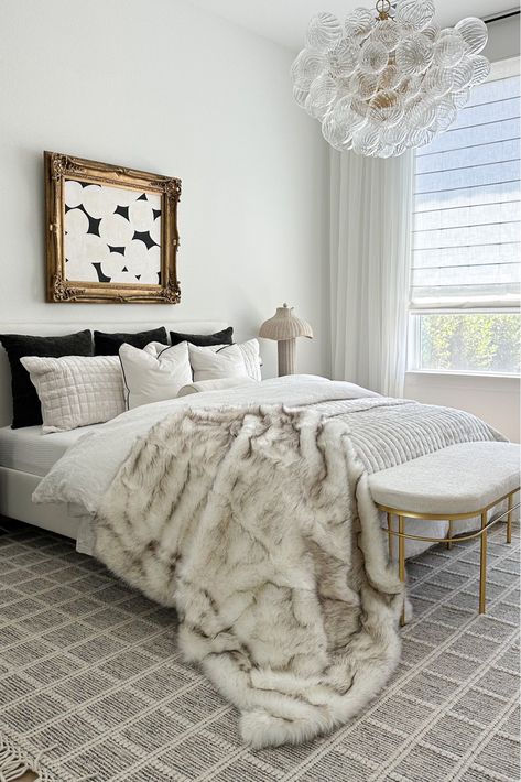 Amazon bedroom refresh! Velvet quilt, faux fur throw blanket, and linen duvet cover #LTKstyletip #LTKfindsunder100 #LTKhome Amazon Bedroom, Accent Walls In Living Room, Linen Duvet Cover, Faux Fur Throw Blanket, Fur Throw Blanket, Velvet Quilt, Fur Blanket, Fur Throw, Bedroom Refresh