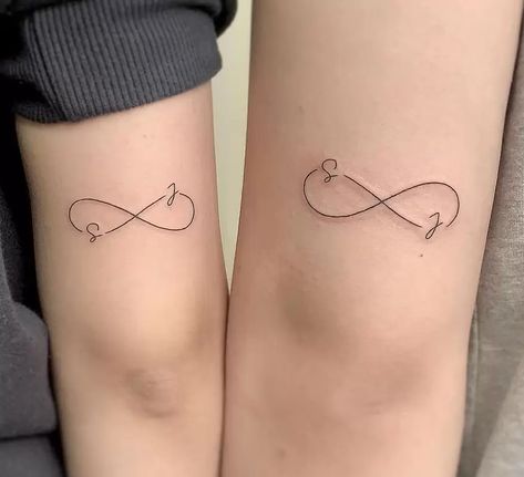 Tattoo Ideas Female Meaningful Couple, I Love Him Tattoo, Unique Tattoo For Couples, Tattoo For Partner Relationships, Matching Tattoos Ideas For Couples, Tato For Couple, Go Together Tattoos, Tattoo Ideas For Your Boyfriend, Simple Love Tattoos For Couples