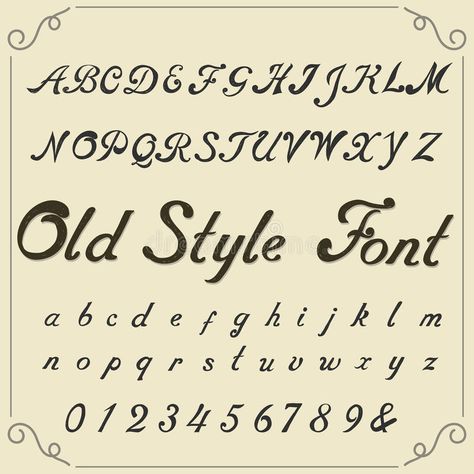 Vintage Fonts Alphabet, Rope Font, Old School Fonts, Cute Fonts Alphabet, Old Fashioned Fonts, Old Fonts, Vintage Alphabet, Sign Fonts, Typography Alphabet