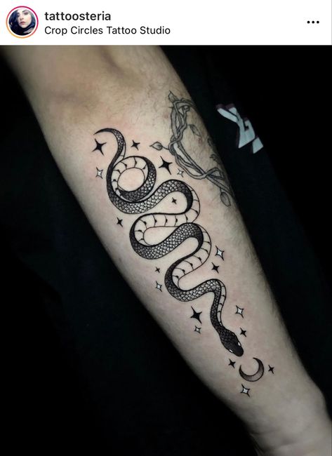 Gothic Snake Tattoo, 2023 Tattoo, Sparkle Tattoo, Gem Tattoo, Goth Tattoo, Aesthetic Tattoos, Snake Art, Tiny Tattoo, Memorial Tattoo