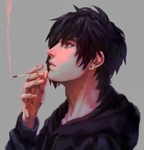 Sebastian Stardew Valley, Stardew Valley Art, Stardew Valley, Black Hair, Hair, Black, Art