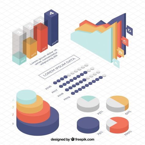 Free Infographic Templates, Data Visualization Infographic, Infographic Layout, Data Visualization Design, Data Design, Powerpoint Design Templates, Graph Design, Infographic Design Inspiration, Isometric Design