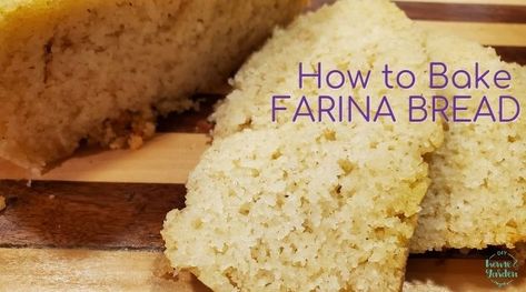 Farina Bread: An Easy 6-Step Recipe (with video) - DIY Home & Garden Farina Recipe Breakfast, Recipes With Farina, Farina Recipe, Best Homemade Rolls Recipe, Diy Home Garden, Wheat Cereal, Wheat Bread Recipe, Cream Of Wheat, Homemade Rolls