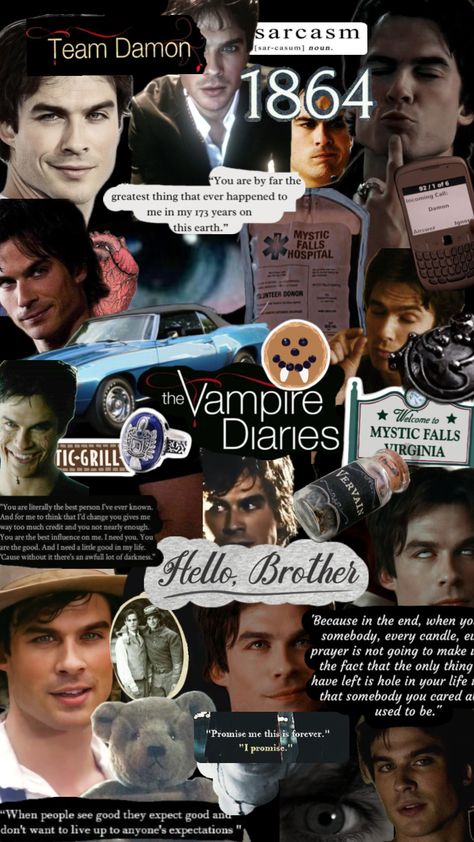 #team Damon #tvd #tvd1864 #tvdwallpaper Team Damon