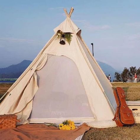 Three-Season Cotton Canvas Adult Camping Indian Tipi Pyramid Tent for 2 Person Indian Tipi, Canvas Tent Camping, Bell Tent Glamping, Canvas Bell Tent, Yurt Tent, Bubble Tent, Shelter Tent, Hiking Tent, Canvas Tent