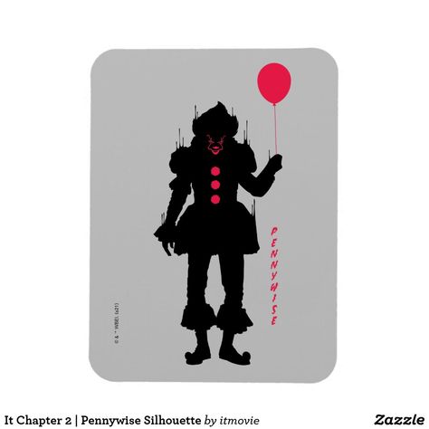 Pennywise Silhouette, It Chapter 2, Silhouette Poster, Halloween 23, Horror Movies Scariest, Pennywise The Clown, Casa Halloween, Silhouette Canvas, Neck Tattoos