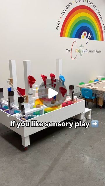 Rainbow Sensory Table, Rice Table Ideas Sensory Play, Ashley Wilson, Rainbow Rice, Sensory Art, Messy Art, Center Point, Sensory Table, Trial And Error