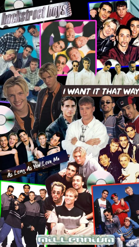 Backstreet Boys Aesthetic, Boybands 90s Aesthetic, Backstreet Boys Wallpaper, Nick Backstreet Boys, 00s Party, Cartoon Network Tv, Concert Signs, 90s Boy Bands, Luke Bryan Concert