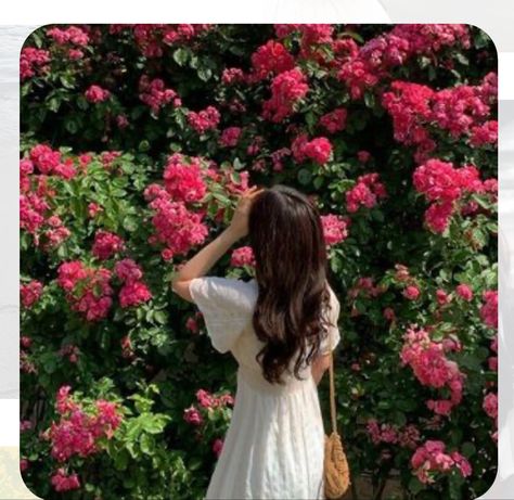 Cute dp ideas Garden Aesthetic Picture, Garden Photography Aesthetic, Garden Pic Poses, Garden Pics Aesthetic, Poses In Garden Ideas, Garden Pics Ideas, Poses For Garden Pictures, Flower Garden Poses Photo Ideas, Women With Flowers Aesthetic