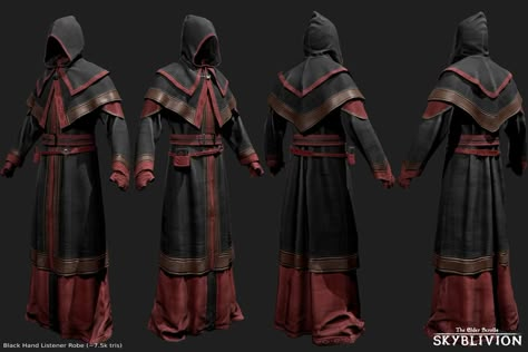 Mage Clothes, The Dark Brotherhood, Mage Robes, Priest Robes, Wizard Robes, Dark Brotherhood, Elder Scrolls Art, Star Wars Characters Pictures, Larp Costume