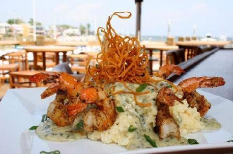 Shrimp Tower, Pensacola Restaurants, Gouda Grits, Southern Restaurant, Food Critic, Pensacola Florida, Fish House, Pensacola Fl, Pensacola Beach