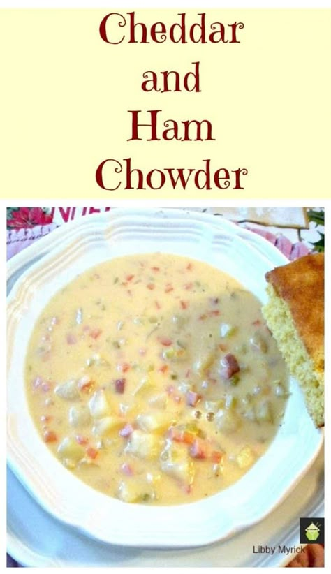 Ham Chowder, Soup Weather, Homemade Comfort Food, Diy Easy Recipes, Chowder Soup, Ham Soup, Food Contest, Prize Winning, Savory Soups