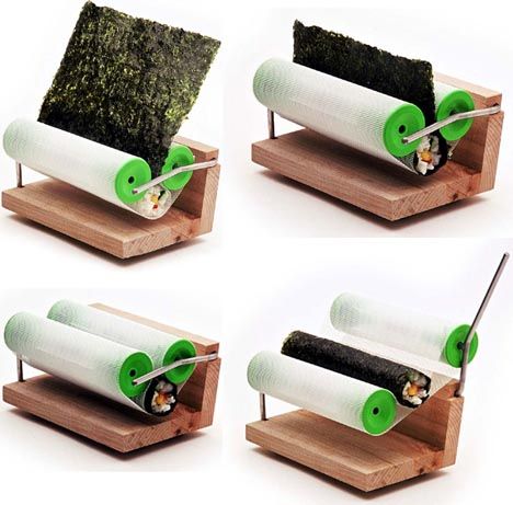 Sushi Machine, Sushi Roller, Sushi Maker, Kitchenware Design, How To Make Sushi, Gadgets Kitchen Cooking, Sushi Recipes, Girl Friends, Cooking Gadgets