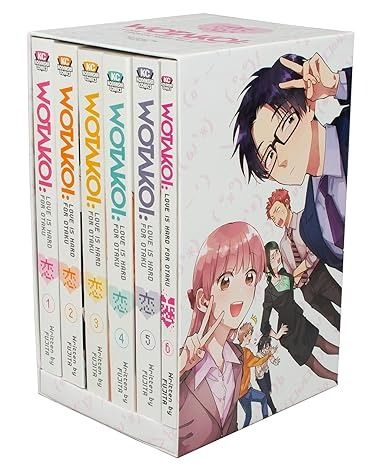 Wotakoi: Love Is Hard for Otaku Complete Manga Box Set: 1-6 (Wotakoi Box Set): Amazon.co.uk: Fujita: 9781646516360: Books Spicy Comics, Manga Box Sets, Wotakoi Love Is Hard For Otaku, Quiet Games, Love Is Hard, Streaming Anime, Box Set Books, Geeky Girls, Gamer Boy