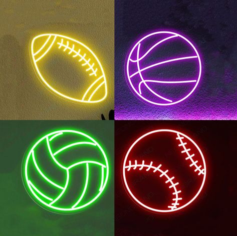 Custom Neon Sign, Basketball Neon Sign, Baseball Neon Sign, Football Neon Sign Baseball Lover Gift Personalized Neon Sign Home Bedroom Decor FREE MOCKUP FOR ANY REQUESTS Get these amazing neon signs for your room, dorm, living room, garage, kitchen, dining room,... or it can be a special light for any occasions as wedding, anniversary, birthday,... To get a super glowing neon signs, you just have to: 1. Send us your text, logo, image 2. Choose color, font and acrylic shape 3. Place order so we s Baseball Neon Sign, Teenage Retreat, Neon Bathroom, Sports Court, Hangout Room, Gifts For Baseball Lovers, Sport Bedroom, Baseball Decor, Garage Kitchen