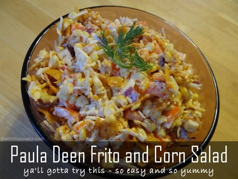 Frito Corn Salad, Corn Salad Recipe, Paula Dean, Paula Deen Recipes, Corn Salad Recipes, Soup Appetizers, Summer Foods, Corn Salad, Recipes Salads