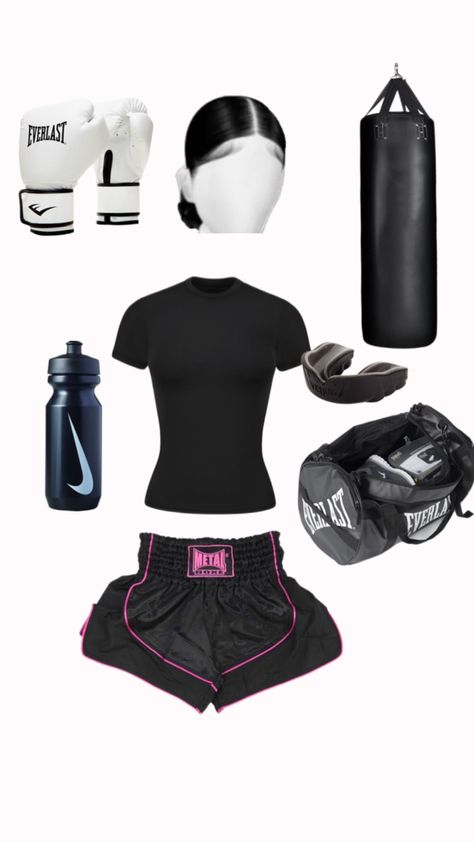 Girl Boxing Outfit, Women Boxing Aesthetic, Boxe Aesthetic, Aesthetic Boxing, Boxing Outfits, Boxing Outfit, Boxing Aesthetic, Boxer Aesthetic, Boxing Clothes