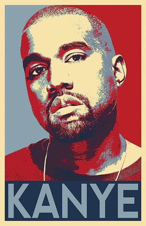 Amazon.com: Kanye West Illustration - Rapper Musician Rap Hip Hop Yeezy Pop Art Home Decor Poster Print (11x17 inches): Posters & Prints Pop Art Home Decor, Hip Hop Poster, Hope Poster, Vintage Pop Art, West Art, Horror Picture Show, Mobile Art, Gangsta Rap, Hip Hop Art