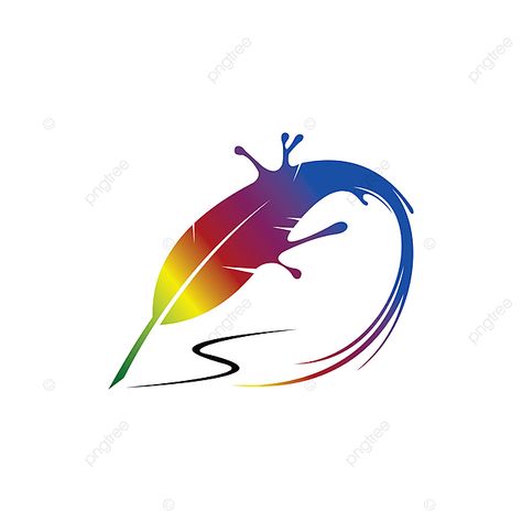 Feather Icon, Rainbow Feather, Feather Background, Feather Vector, Black Png, Rainbow Logo, Eagle Design, Rainbow Abstract, Rainbow Background