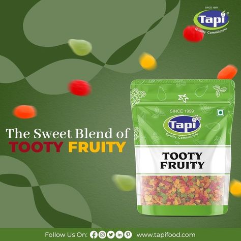 #Tapi_Foods #Tooty_Fruity Eat, And Enjoy The Sweet Blend Of Tooty Fruity! . . . #Candies #yummy #tootyfruity #strawberryflavour #sweet #tapifoods #tapi #delicious #childhoodmemories #childhood #fruits #yummy #Candies www.tapifood.com Tooty Fruity, The Sweet, Childhood Memories, Quick Saves