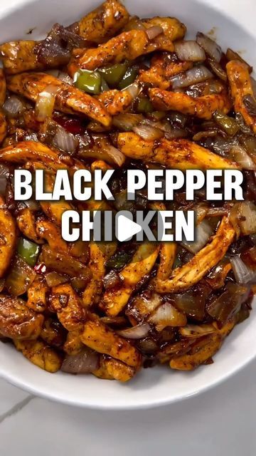 Chicken Bell Pepper Recipes, Jalapeno Chicken Recipes, Shake Recipes Healthy, Cabbage Recipes Healthy, Recipes With Soy Sauce, Vinegar Chicken, Black Pepper Chicken, Toasted Sesame Oil, Recipes With Chicken And Peppers