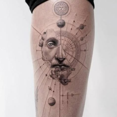 10 Best Stoic Tattoos: Best Stoicism Tattoo Ideas – MrInkwells Philosophy Tattoos, Alex Costa, Geometric Tattoo Sleeve Designs, History Tattoos, Scale Tattoo, Cool Forearm Tattoos, Geometric Tattoo Design, Greek Tattoos, Modern Tattoos