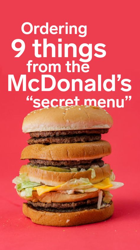 I tried to order 9 things from McDonald's 'secret menu' — but it was a much bigger challenge than I expected Mcdonald’s Secret Menu, Mcdonalds Secret Menu Food, Best Mcdonalds Order, Mcdonald’s Hacks, Mcdonalds Secret Menu, Eggnog Shake, Mcdonalds Vintage, Mcdonalds Food, Mcdonalds Recipes