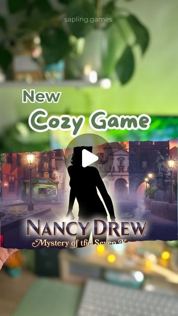 Jacqui | Cozy gamer🌱 on Instagram: "happy release day🫶 read for details⬇️

🕵️ Nancy Drew: adventure, mystery & history game where you play as the detective Nancy Drew, encounter puzzles, decode riddles and discover clues in the ancient city of Prague 
🎮 platform: PC
🗓️ release date: May 7

💭 Who’s gonna play this game?🥰

———
➡️ Find all my socials & discount codes in my bio and my highlights 

Follow me (@sapling.games) for daily cozy gaming content🌱

🪴partners: @leahacnh @cherie.crossing @cozywithjojo @theannasaur @m0ssy.gr0ve

🏷️ Nancy Drew Mystery of the Seven Keys cozy adventure mystery game PC game Nintendo Switch gaming desk setup inspo plants gaming guide 
#PCgames #newgames #nintendoswitch #cozygames #gamingsetup #gamingguide #nancydrewgames" Nancy Drew Games, Cozy Gamer, History Games, Cozy Games, Gaming Desk Setup, Cozy Gaming, Mystery Games, Nancy Drew, Ancient City