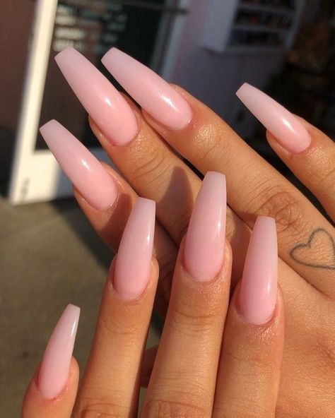 Long Pink Nails, Solar Nails, Kylie Jenner Nails, Blue Acrylic Nails, White Acrylic Nails, Simple Acrylic Nails, Nails Set, Blue Nail, Ballerina Nails