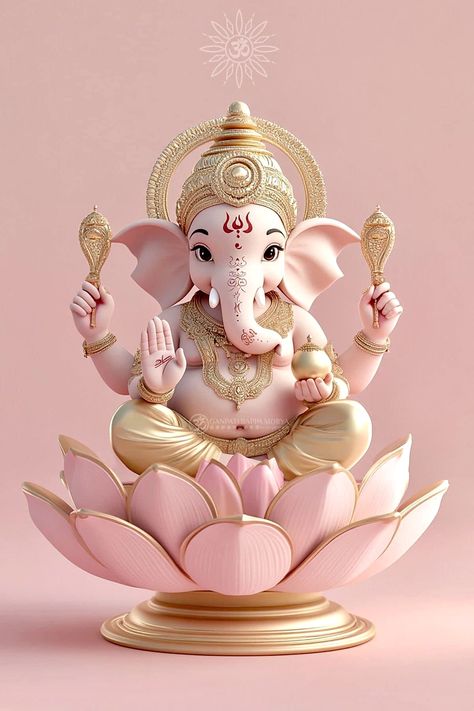 Wallpapers Ganesh Ji, Ganesh Ji Pic, Bappa Images Cute, Ganeshji Wallpaper, Cute Ganpati Bappa Wallpapers, Wallpaper Iphone God, Cute Ganesh Ji, Ganesha Quotes, Ganapathi Images