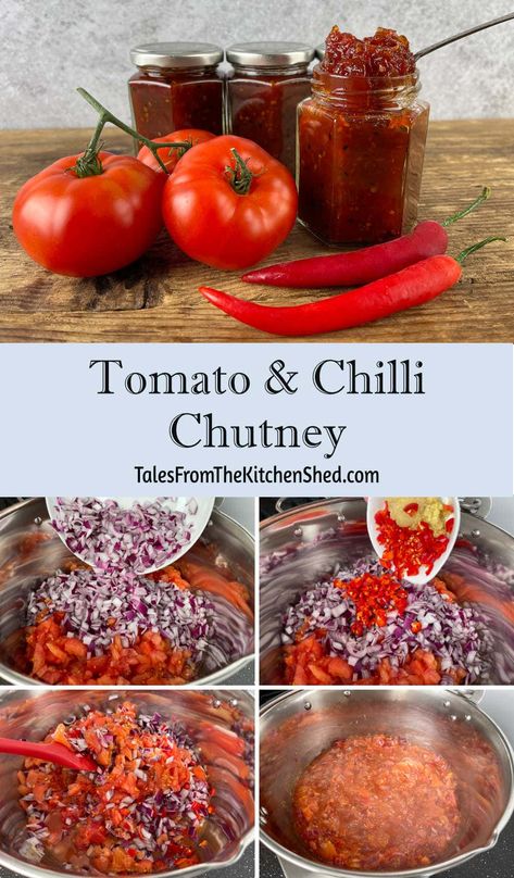 Tomato and Chilli Chutney Dip For Nachos, Chilli Chutney Recipes, Tomato Chilli Jam, Chili Chutney, Tomato Chili, Chilli Chutney, Tomato Chutney Recipe, Chilli Jam, Grilled Meats