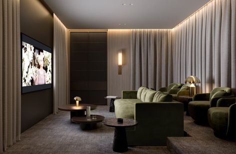 Conrad Architects, Home Theater Room Design, Theater Room Design, Home Cinema Room, Home Theater Rooms, Home Theater Design, Theatre Design, Theatre Room, Cinema Room