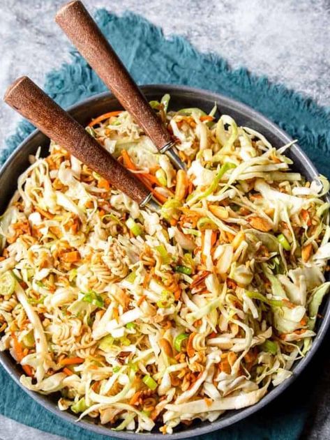 Crunchy Asian Slaw Ramen Noodle Salad, Crunchy Cole Slaw With Ramen Noodles, Asian Cole Slaw Recipe Ramen, Chinese Slaw With Ramen Noodles, Chinese Coleslaw With Ramen Noodles, Chinese Salad With Ramen Noodles, Broccoli Ramen Noodle Salad, Asian Coleslaw With Ramen Noodles, Asian Slaw With Ramen Noodles