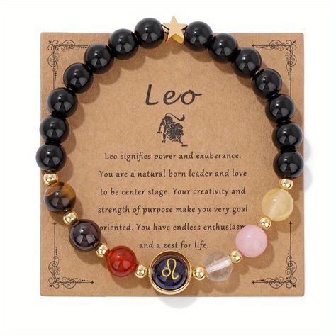 Faster shipping. Better service Zodiac Birthstones, Constellation Bracelet, 12 Constellations, Spiritual Bracelets, Black Obsidian Stone, Gemini And Virgo, Zodiac Bracelet, Obsidian Stone, Friendship Jewelry