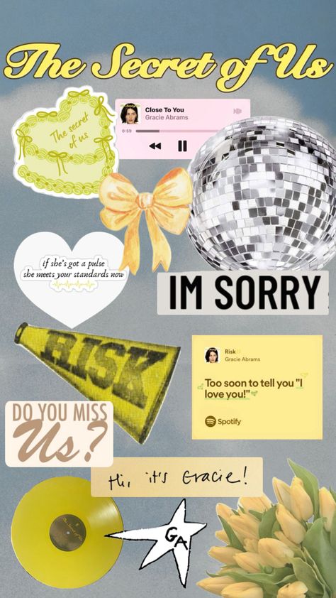 The Secret of Us by Gracie Abrams Collage Gracie Abrams Collage, Good Luck Charlie, Book Instagram, Gracie Abrams, Taylor Swift Lyrics, Cool Wallpaper, Music Lovers, Love Of My Life, Cute Wallpapers